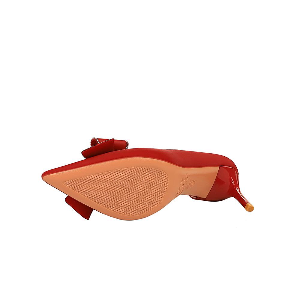 Женские туфли на высоком и тонком каблуке — фото 20