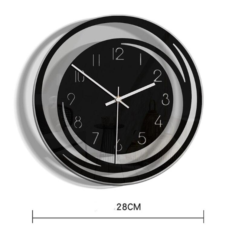 Simple Style Wall Clock Acrylic Living Room Home Decor Digital Clocks Modern Bedroom Ornament