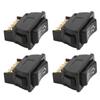 4PCS 5Pin Power Window Switch Car Universal Glass Lift Drive Switches with Green Lamp DC12V 24V