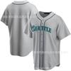 Mens Seattle Mariners 29 Raleigh Embroidered Baseball Jersey Cotton Sportswear Unisex Fan Apparel