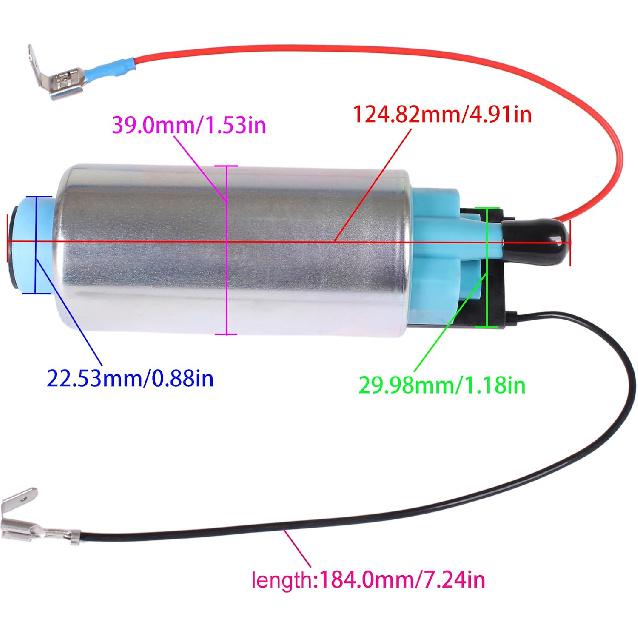 Boat Engine 8M0062770 Electric High Pressure Fuel Pump for Mercury Quicksilver Mercruiser Mariner Ouboard Motor 65HP 75HP 80HP 90HP 100HP 115HP 135HP