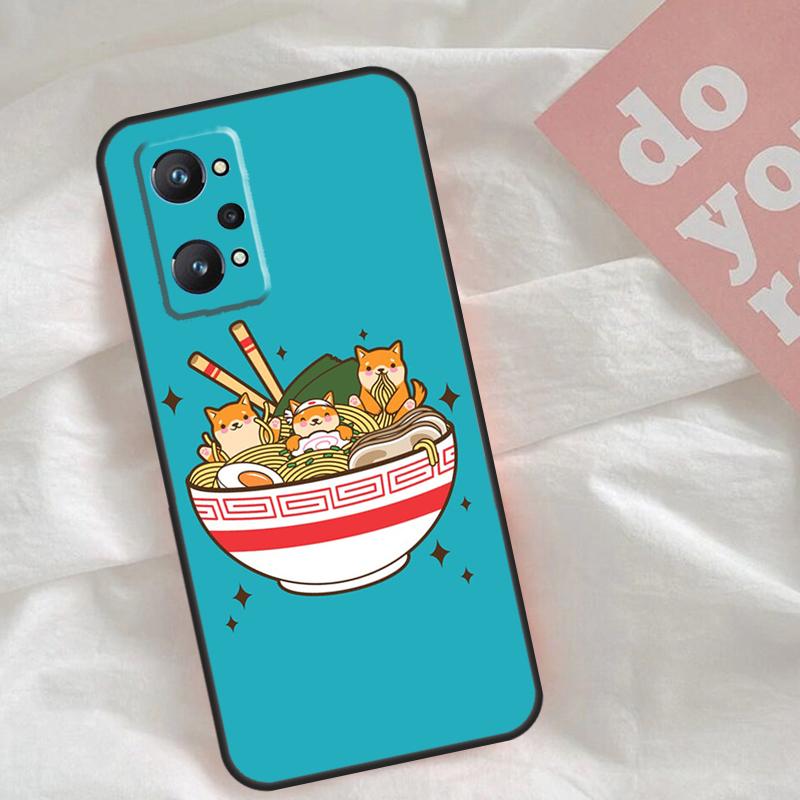 Eating Ramen Noodle Lovers Case For Realme C75 C63 C61 C65 C67 C55 C51 C53 C35 C71 15 11 12 13 14 Pro Plus GT6 GT7 Pro
