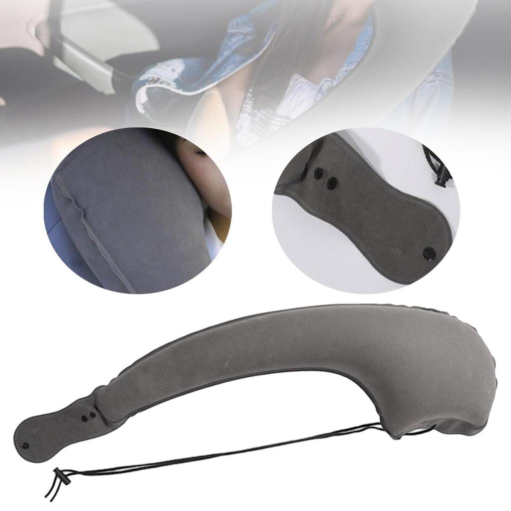 Inflatable Neck Body Pillow Gift Foldable Inflatable Travel Pillows for Car Seat Airplane Trips Long Flights Sleeping