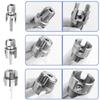 Pipe Thread Cutting Tool,Pipe Threading Tool for Internal & External PVC Plastic Pipe 1/2" 3/4" Pipe Threader