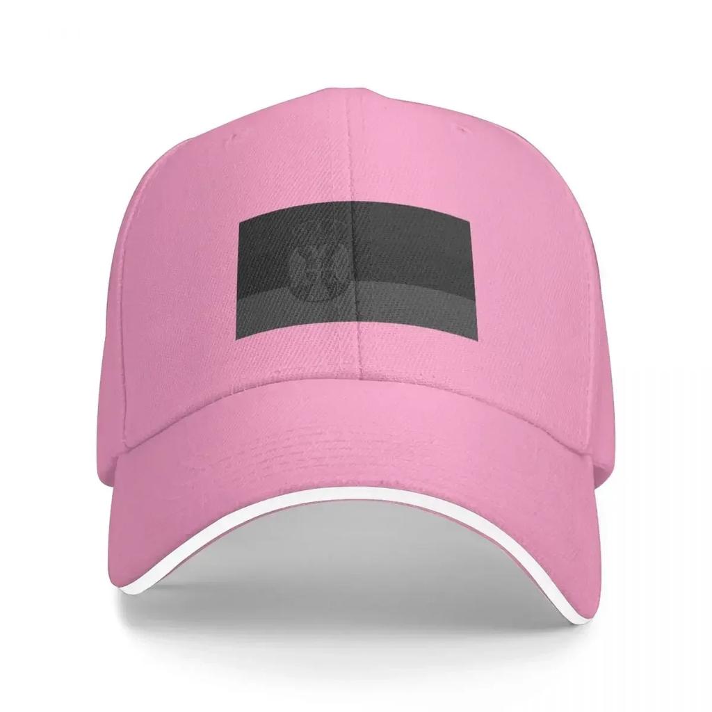 Serbia Flag BlackoutStealth Edition Baseball Cap Mountaineering Beach Bobble Hat Caps For Women Unisexs