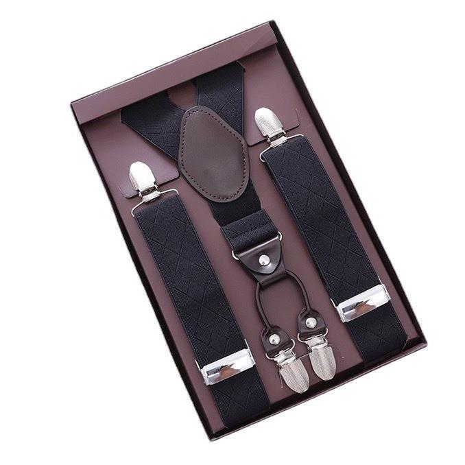 

Direct Selling, Men S Y-4 Clip Suspender Belt, High Elastic Elastic Belt