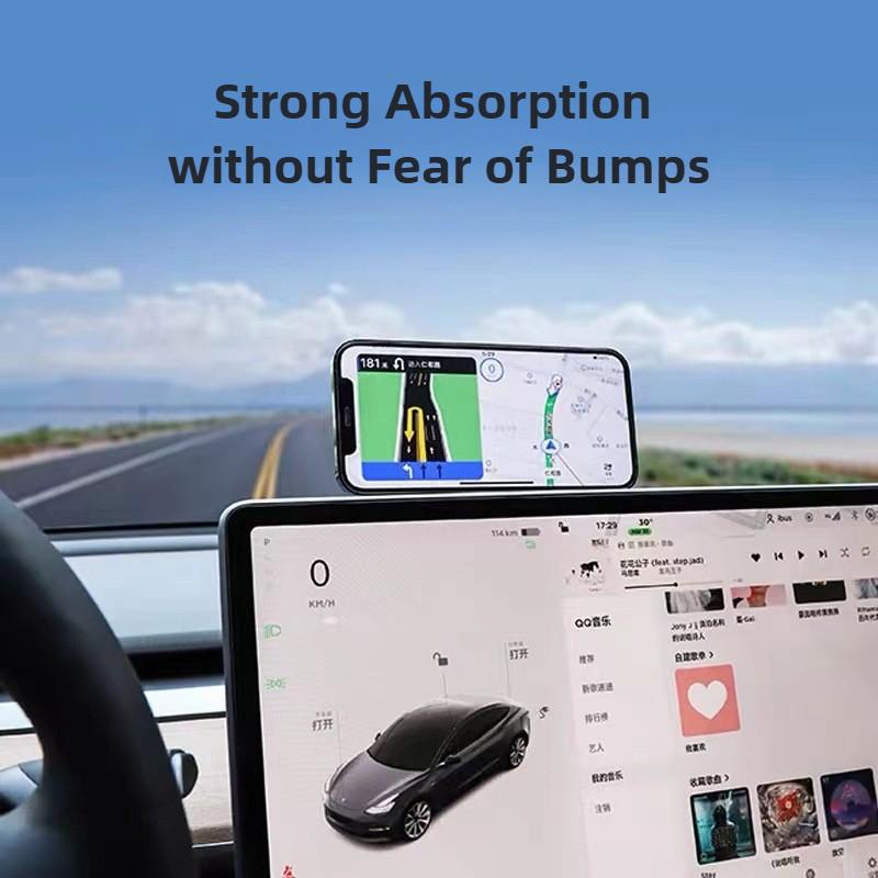 Xiaomi Universal Car Mobile Phone Holder Invisible Foldaway Magnetic New Laptop Side Mount Floating Screen Vehicle Hidden Bracket