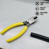 6 Inch  Electric Manual Cable Cutter Tool, Multifunctional Anti Slip Electrician Pliers, Labor-saving Wire Stripping Pliers