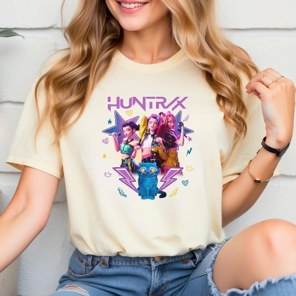 Movie shirt T-shirt Huntrix girl T-shirt Devil Hunter Merch fan gift sweatshirt XS 980₽