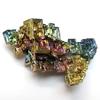 SCIENCE Mini Mineral Specimen Bi Made in in a thumbnail box 4cm "Bismuth (Artificial Crystal) Germany" (approx. square)