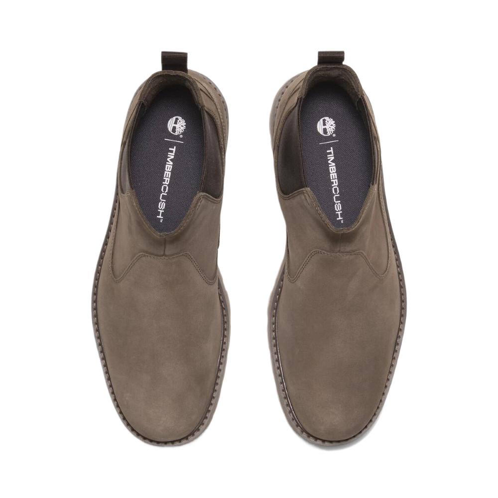 Timberland Britton Road Leather Solid Color Mid-Calf Chelsea Boots Men Boots TB0A6A4WEM51