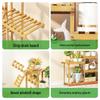 Changbaosen Multi-Tier Solid Wood Plant Stand