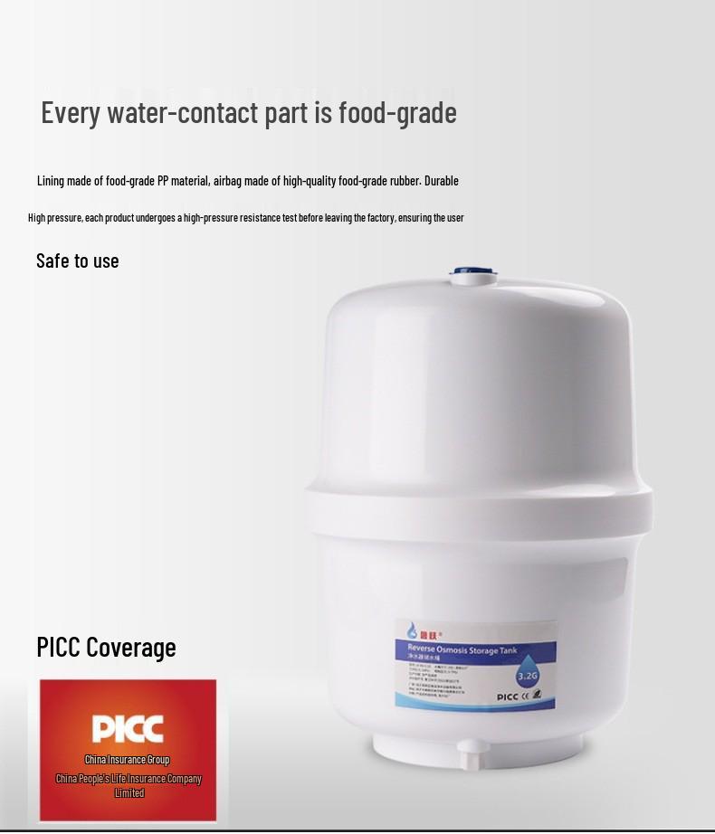 Home & Commercial Pressure Tank Water Purifier: 3.2G to 20G Direct Drinking Storage & Accessories