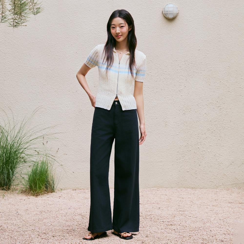 LAP Bijou Point Cotton Wide Pants As2Dp562