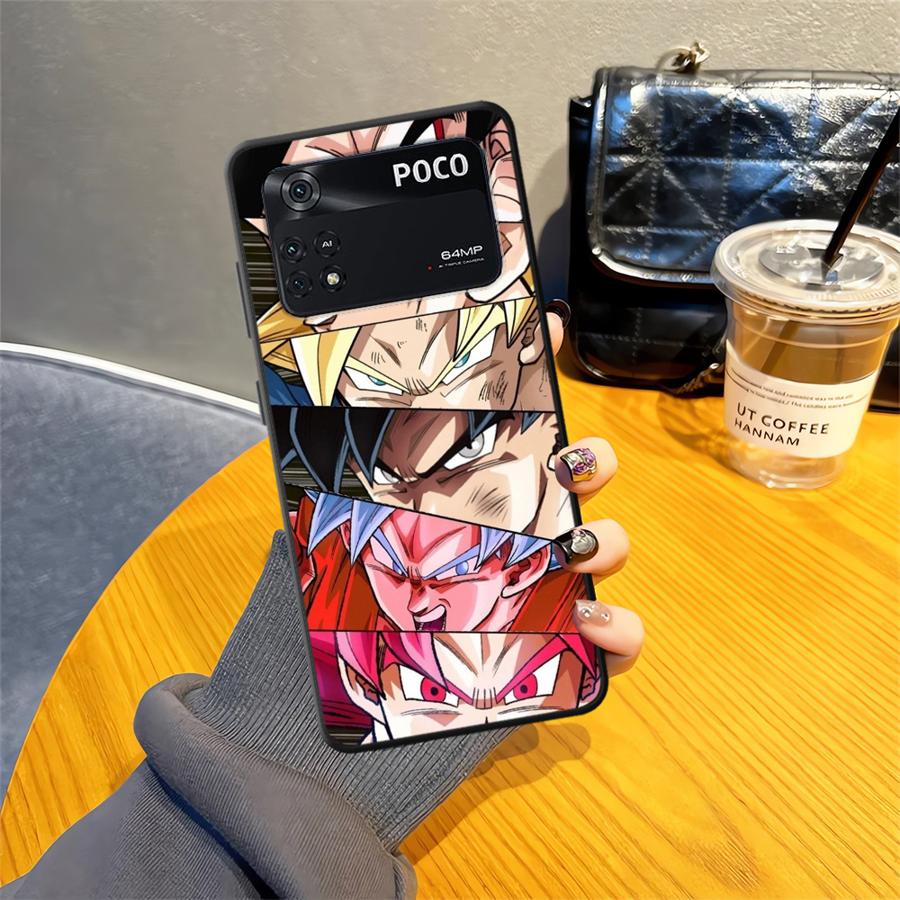 

Чехол для телефона Case for Xiaomi Poco F8 C71 F3 X3 X4 X5 X7 Pro M5 C50 C61 F1 M3 M4 M7 Pro C75 Goku Крутой Dragon Ball Poco M3 Pro