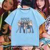 Stylish Katseye Idol Figure T Shirt Kpop Unisex Short Tee Boys Girls Megan Daniella Manon Lara Sofia Yunchae Street Fashion Top