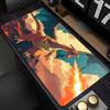 Large Mouse Pad Pokemon Charizard Xcm Office Computer Desk Mat Table Keyboard Pad Laptop Carpet Accessories Gaming Mousepad