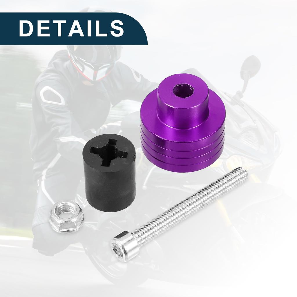 TUCKBOLD Motorcycle Handlebar End Plugs Aluminum Alloy 7/8" 22mm 30mm OD Fashionable | Front