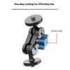 MPR-003 DSLR Camera Aluminum Alloy Magic Arm Mount 1/4 Screw Interface Flexible Support Bracket