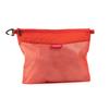 Mesh Pouch Travel Pouch Zippered File Organizer Small Item Storage Document Organizer Travel Storage Office Supplies Stationery B5 (Orange)