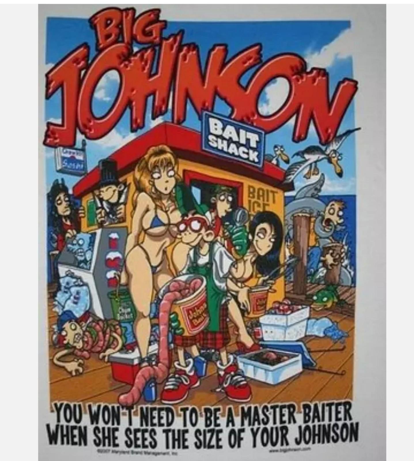

Футболка Big Johnson Master Baiter Полный размер S-4XL 4XL
