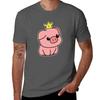 Technoblade King Tshirt Big Size Short Sleeve Casual Top