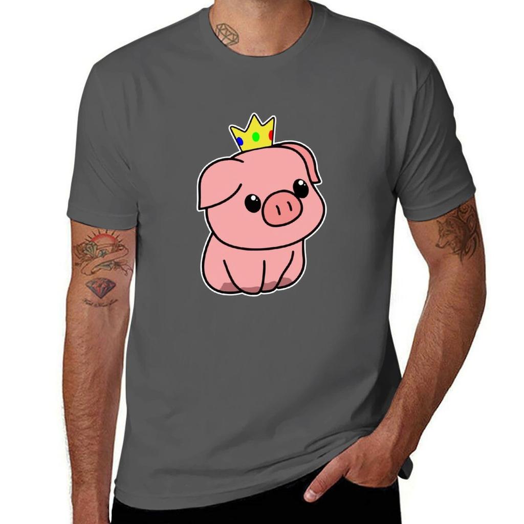 Technoblade King Tshirt Big Size Short Sleeve Casual Top