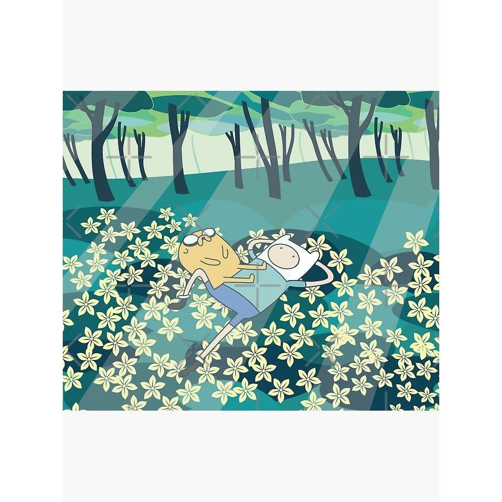 Adventure Time Flower Field Tapestry 75x100