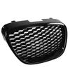 Front Grille 1133007 Glossy Black Heatproof Bumper Mesh Grill Replacement for Seat Leon Altea Toledo