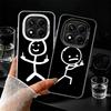 Funny Stickman Matchman Shockproof Phone Case for Xiaomi Redmi Note 15 14 13 12 Pro Plus 11 11S 11T 5G Cover Anti Fall Fundas