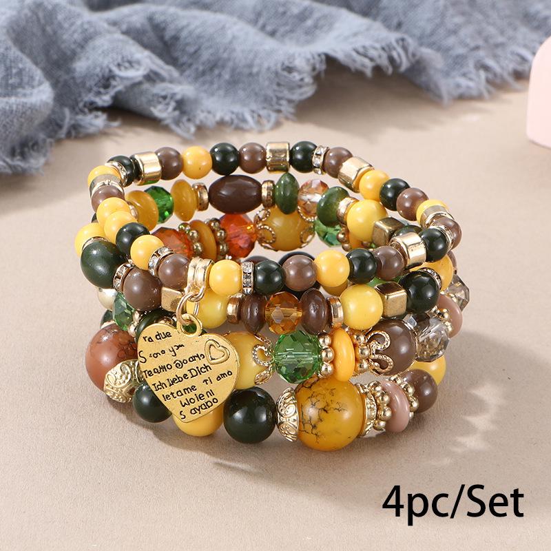 Bohemian Beaded Multi-Layer Ethnic Style Bracelet for Men and Women