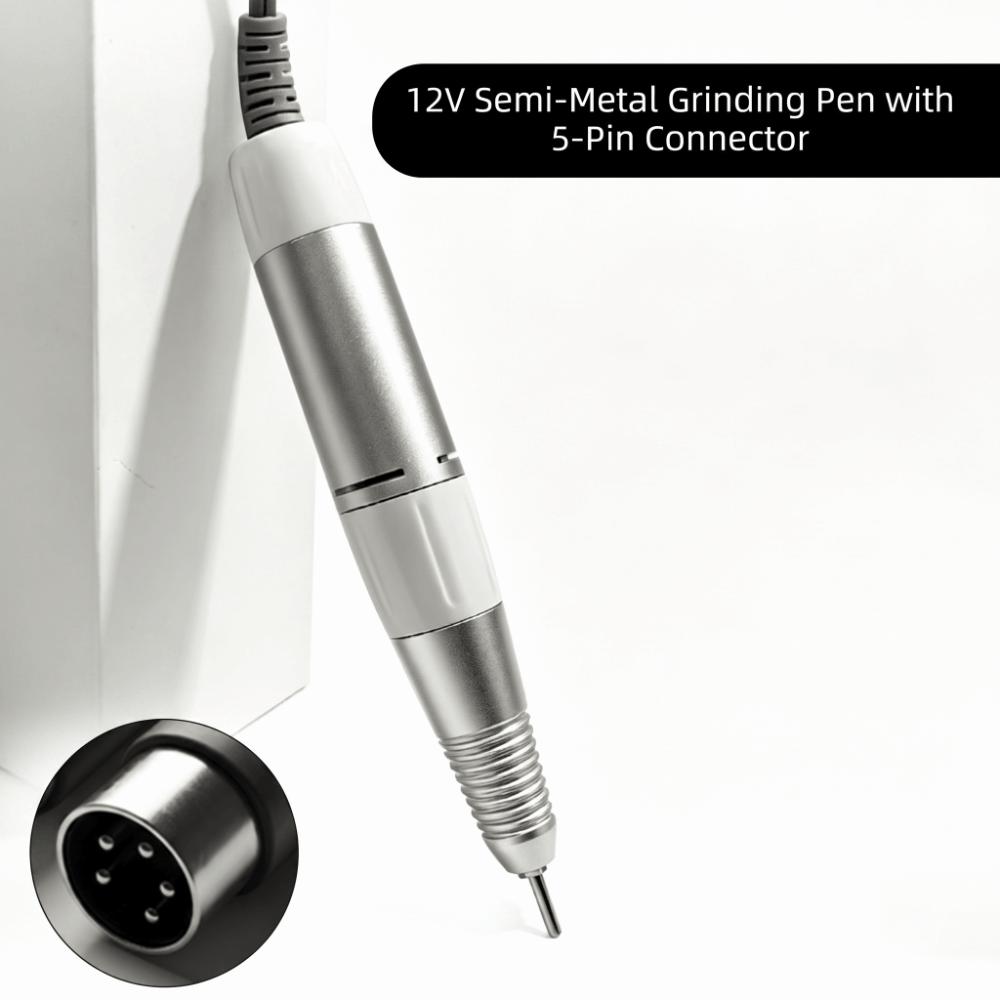 Replacement Handle Nail Art Grinding Pen Pen Handle Manicure Pedicure Tool Nail Polishing