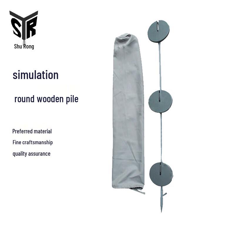 Folding Simulated Log Pile Anti-Tank Training Model
