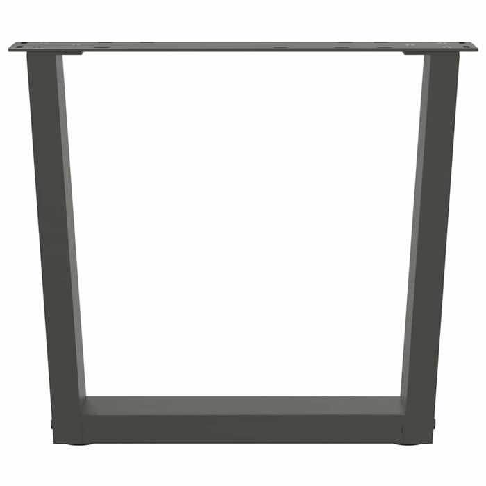 VidaXL V-shaped Coffee Table Legs, 2 Pieces, Anthracite, 50 X (42-43,3) Cm, Steel 4012630