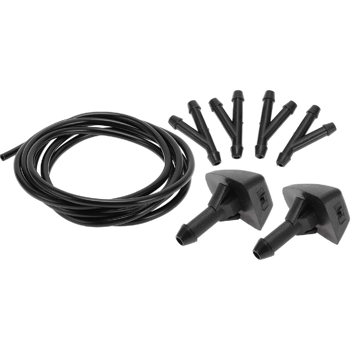 

Windshield Washer Nozzle for Volvo V50 2006-2010 Durable No.30655605 | Front Windshield Spray Nozzles Wiper Spray Washer Jet Black Plastic 1 Set