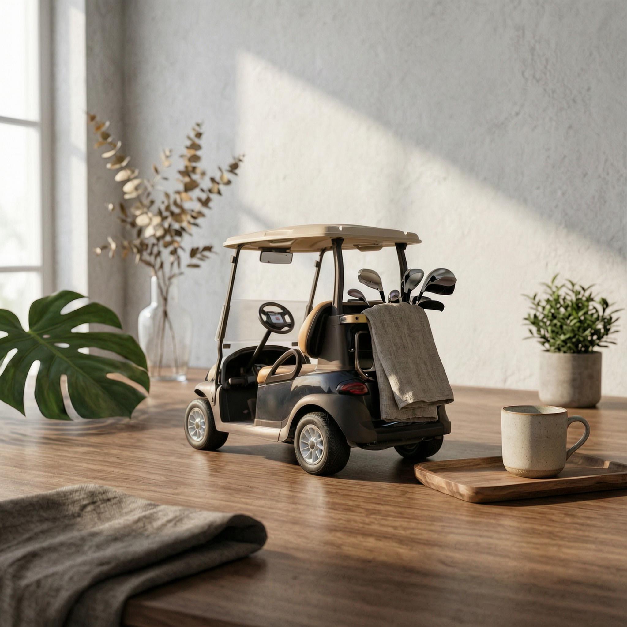 Club Car Bag Holder Bracket Space-Saving