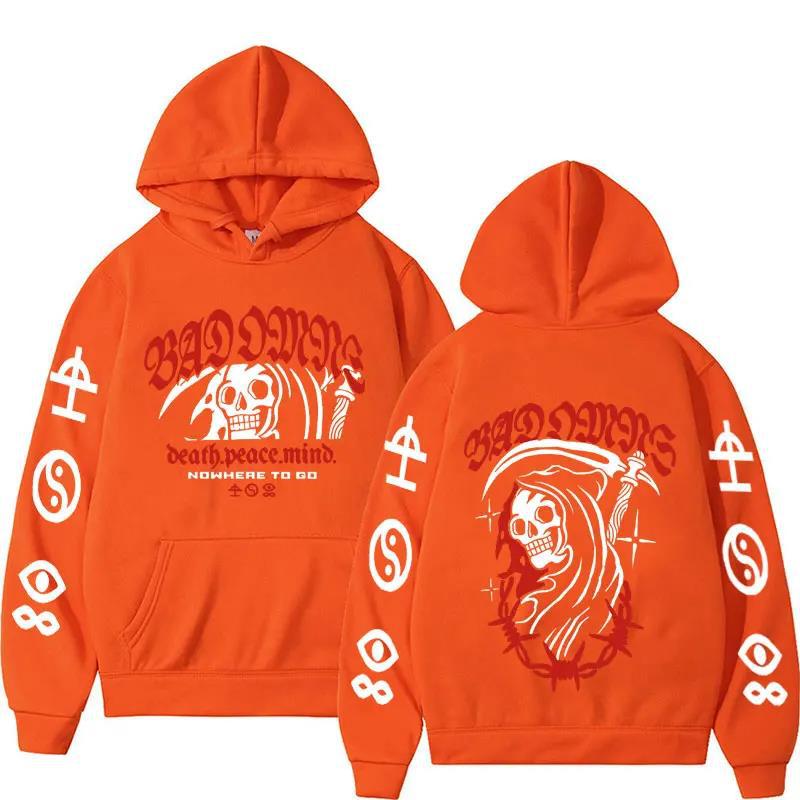 Bad Omens Rock Band Music Tour Print Hoodie Autumn Sweatshirt Men Womnen Fashion Brand Design Pullover Men's Fleece Hoodies