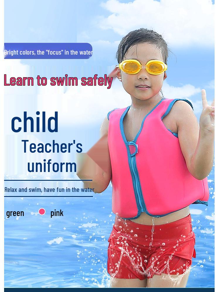 High Buoyancy Children's Life Jacket for Swimming and Beach