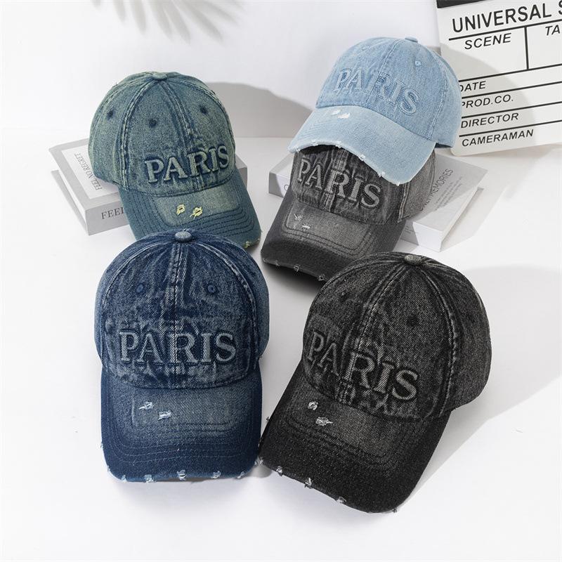 Popular Big Head Circumference Baseball Cap, Sunshade, Sunscreen, Face Small Letter Hat, Cowgirl Deep Top Cap New