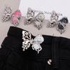 Alloy Waist Reducer Clip Rhinestones Decor Jean Skirt Waist Clip  Jeans Skirt Fit