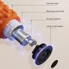Rechargeable Vibrating Foam Roller Adjustable Tissue Massage Stick Electric Yoga Column  Yoga