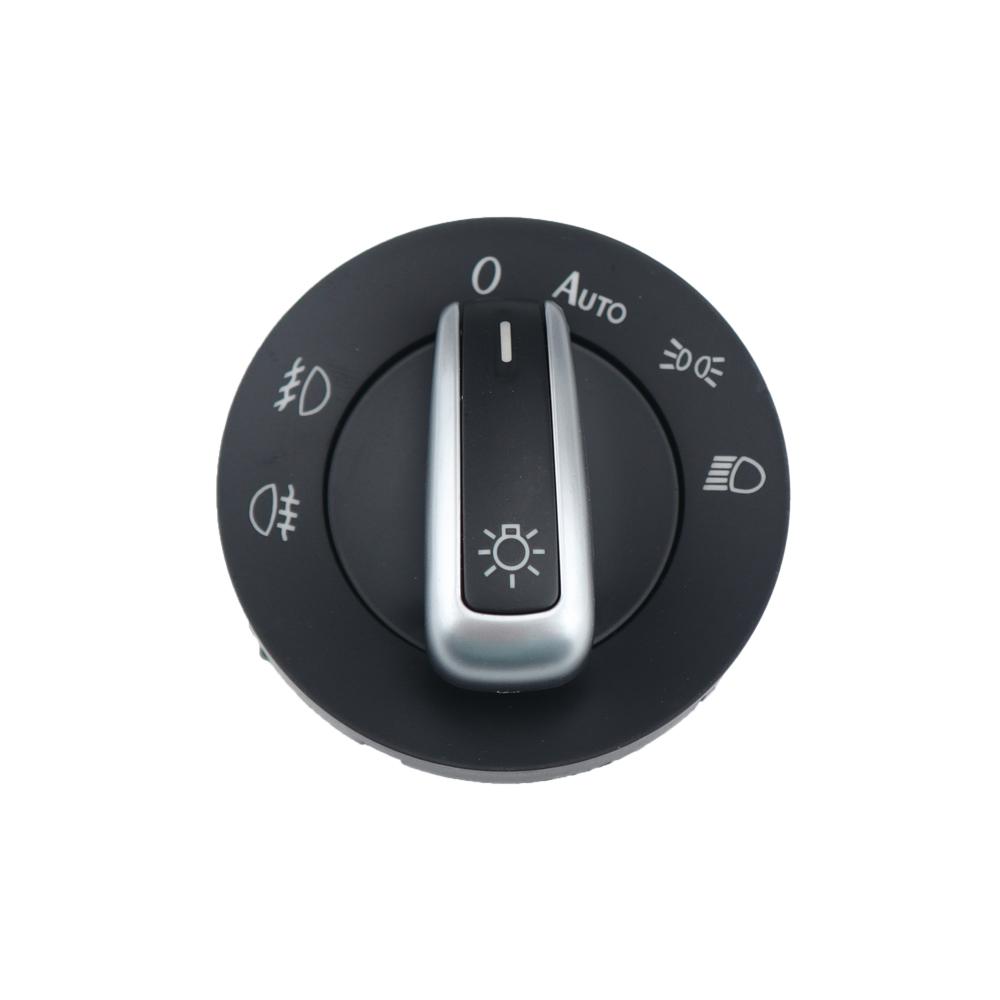 Для VW Golf MK 5 6 Plus Jetta 3 Touran Tiguan Caddy Passat B6 CC RABBIT 5ND941431B 5ND941431B Хромированный переключатель фар и противотуманных фар 5ND941431B