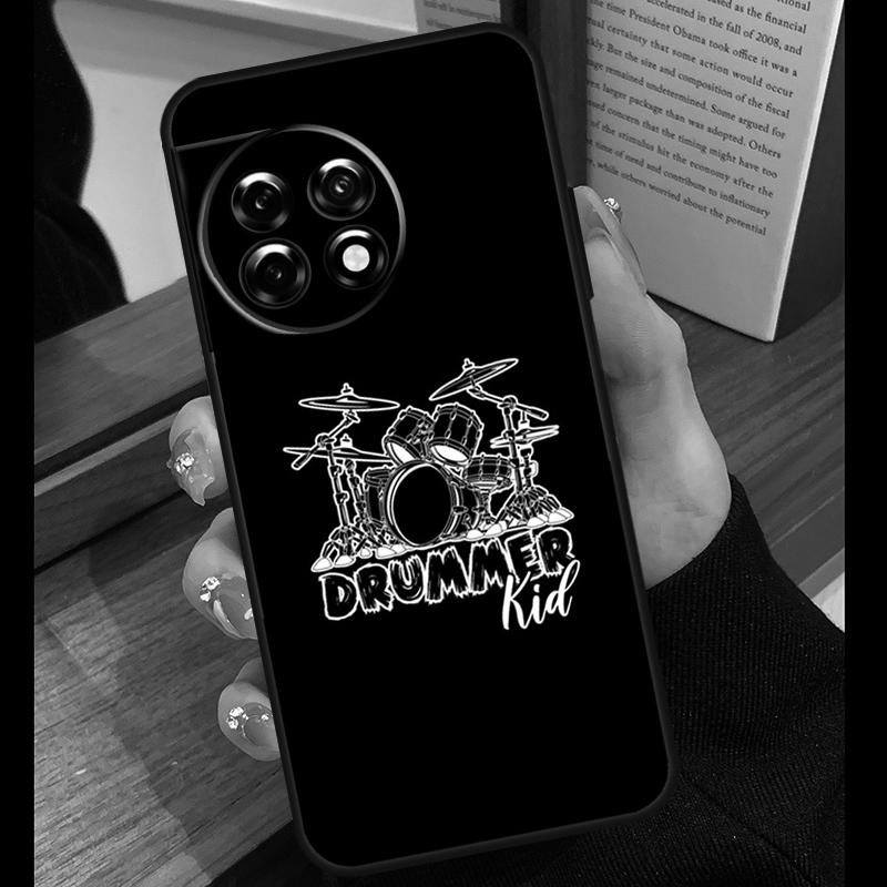 Drum Drumming Drummer Case For OnePlus 15R 13R 13T 12R 15 13 12 11 10 Pro 10T Nord CE 3 4 Lite N20 N30 Nord 5 Cover