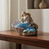 Aquarium Meerjungfrauen Dekoration Realistisches Design Harz Ornament Farben für