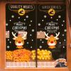 2020 Christmas Cartoon Festive Wall Stickers Bedroom Living Room Store Santa Elk Window Decorations Stickers