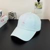 Fashion Hat Korean version wide-brimmed cap women's new big head circumference showing face small baseball cap casual visor