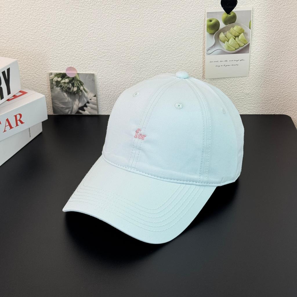 Fashion Hat Korean version wide-brimmed cap women's new big head circumference showing face small baseball cap casual visor