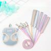New Pet Products Adjustable Small Cat Harness Leash Set Breathable Cute Comfortable Medium Dog Collars Leash Accessories
