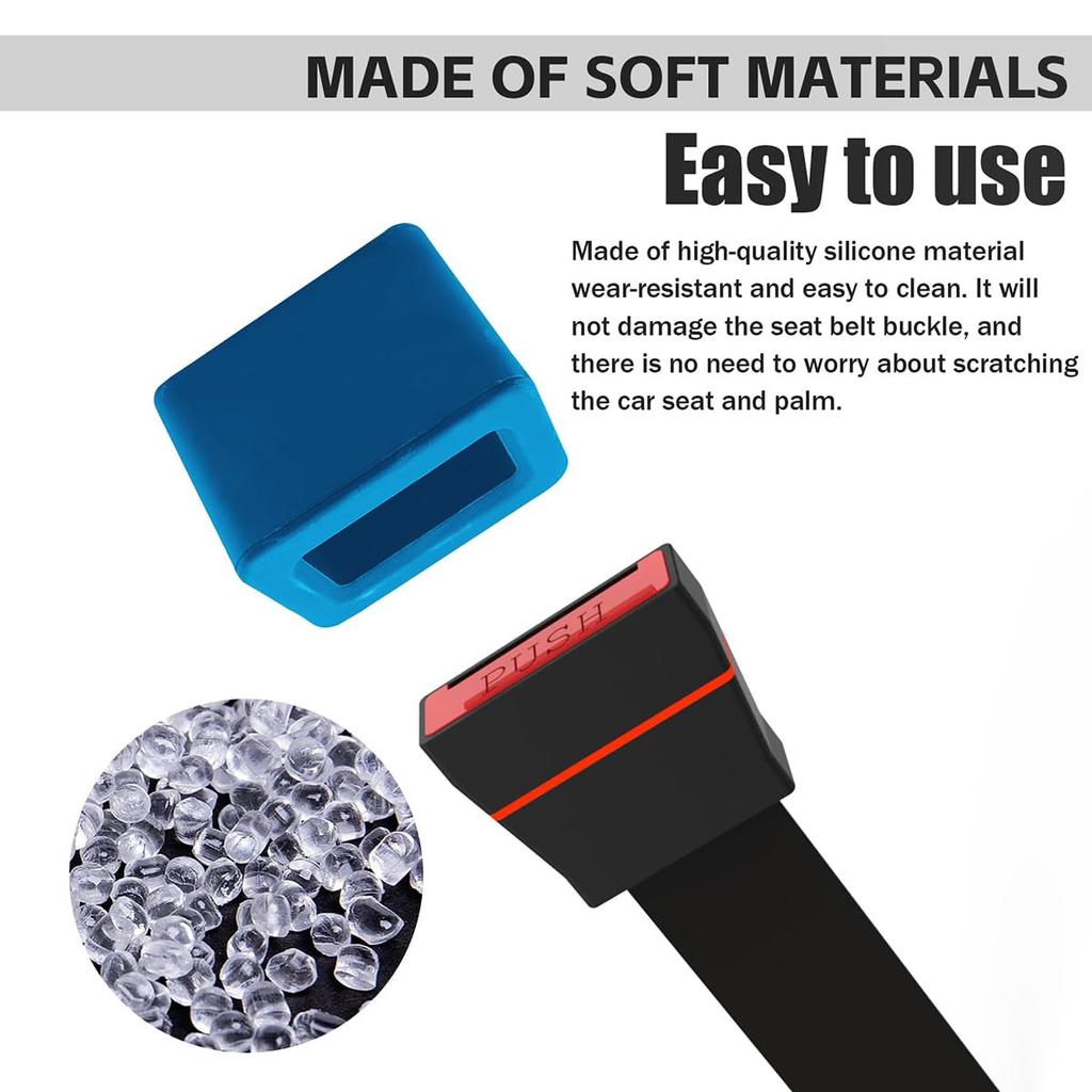 Set of 2 Seat Belt Buckle Holder Easy Access to