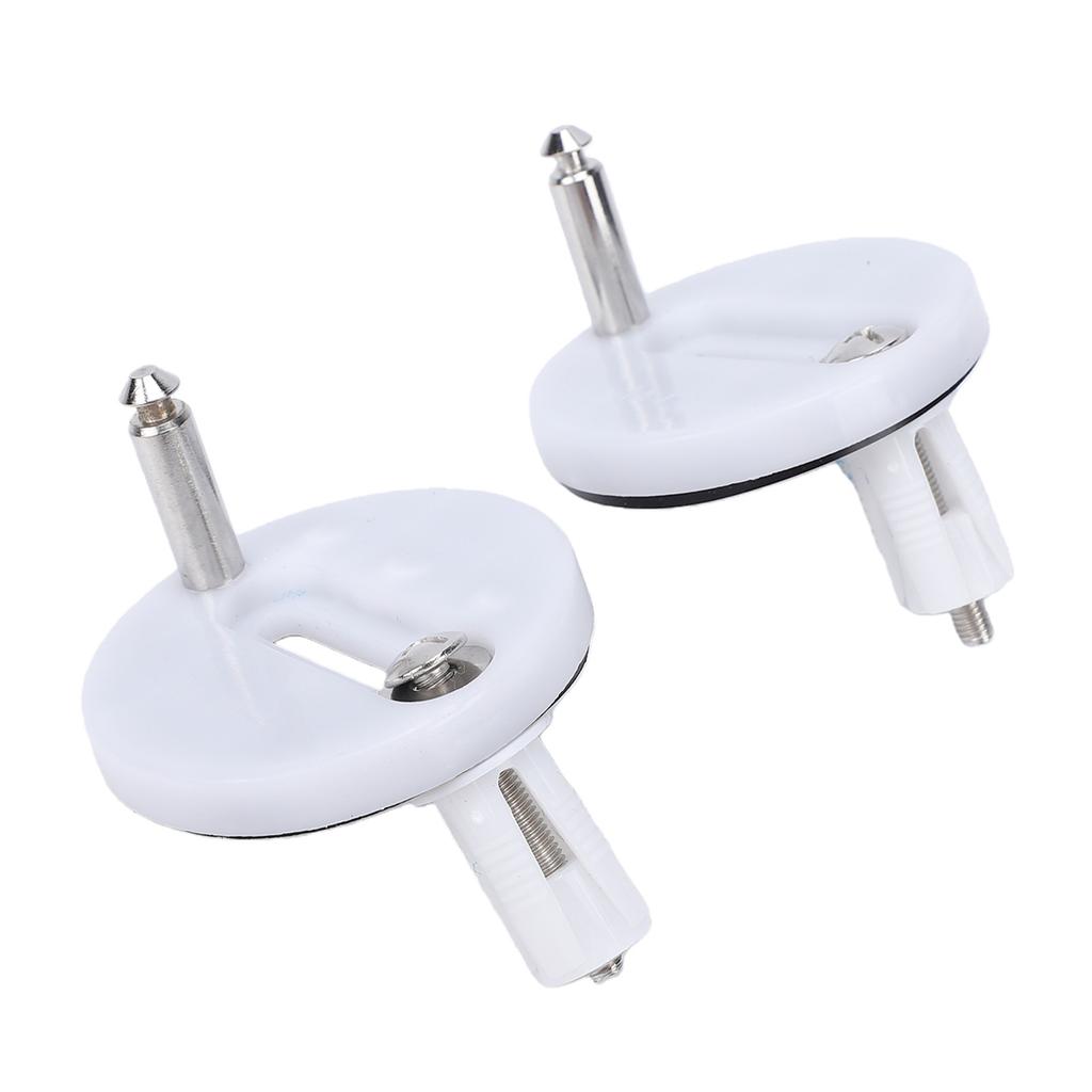 2 Pcs Toilet Seat Hinge Fixings Stainless Steel Toilet Seat Hinge Bolts Screws Kit Maintenance Accessories